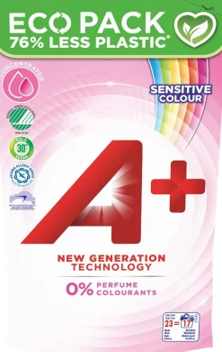 A+ PYYKINPESUNESTE TÄYTTÖ SENSITIVE COLOR 920 ML