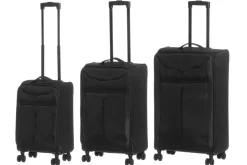 ACCES MATKALAUKKU LIGHT WEIGHT SOFT MUSTA 46x28x78CM