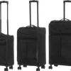 ACCES MATKALAUKKU LIGHT WEIGHT SOFT MUSTA 40x25x68CM