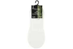 ACCES STEPSIT BAMBU  2-PAKK VALKOINEN 35/38- 39/42 LAJITELMA