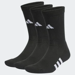 ADIDAS SUKAT 3-PACK PRF CUSH CREW KOKO S MUSTA