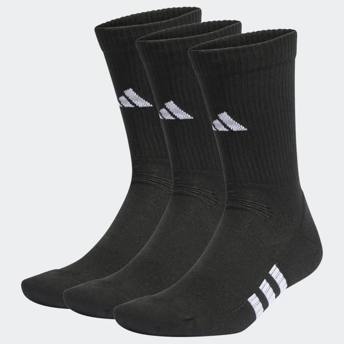 ADIDAS SUKAT 3-PACK PRF CUSH CREW KOKO S MUSTA