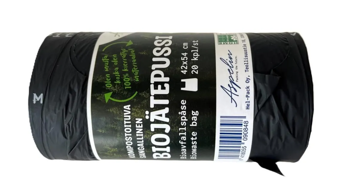 A.GREEN SANGALLINEN BIOPUSSI 20 L 420X520 MM 15 MY KOTIKOMPOSTI 20 KP