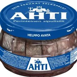 AHTI AHTI PERINTEINEN SIPULISILLI, SILLIÄ MAUSTELIEMESSÄ 240/15 150 G