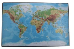 AIKA KIRJOITUSALUSTA WORLD MAP 40x60 CM
