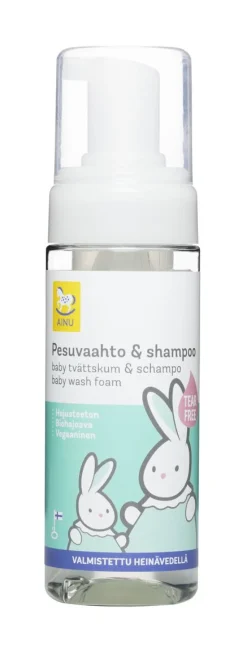 AINU PESUVAAHTO&SHAMPOO HAJUSTEETON 150 ML