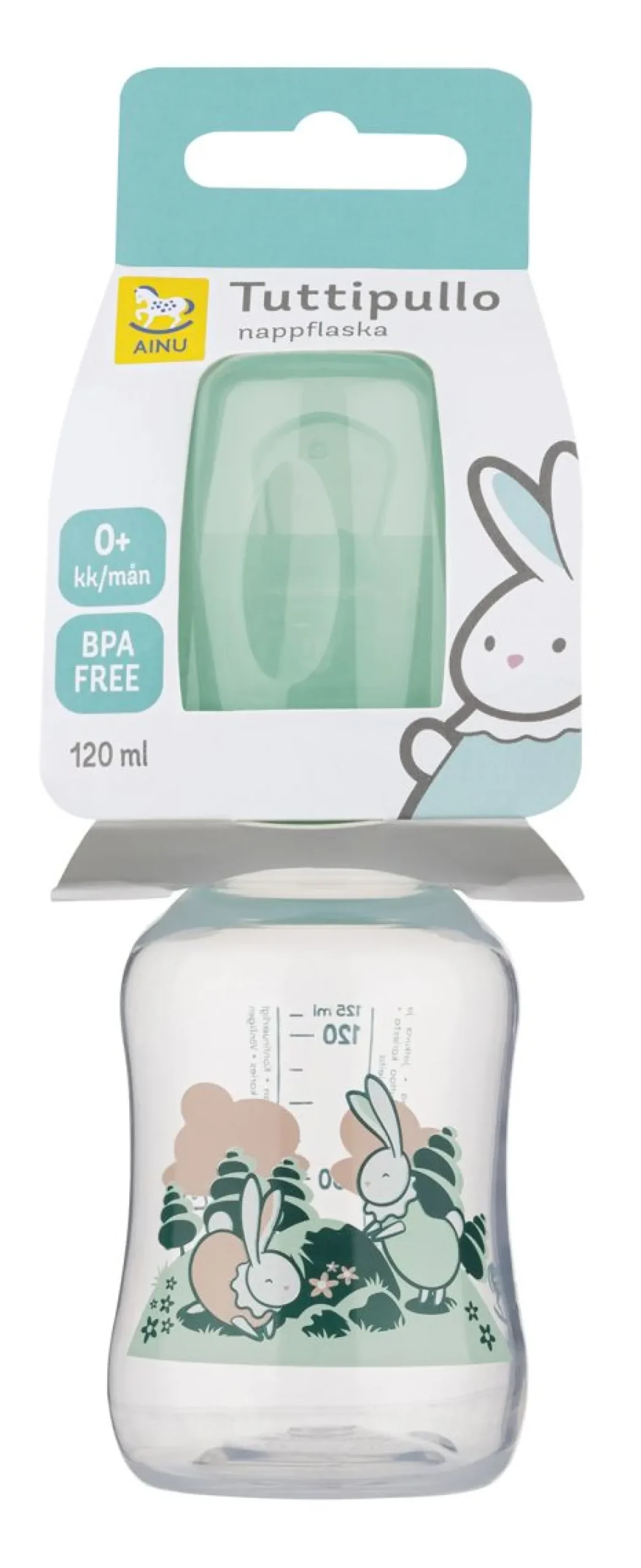 AINU TUTTIPULLO PP 120 ML MUOTOILTU
