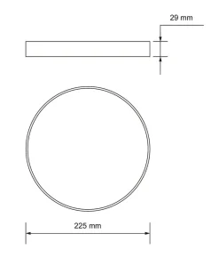AIRAM AIAS KATTOPLAFONDI 225 17W 2000LM IP20 CCT