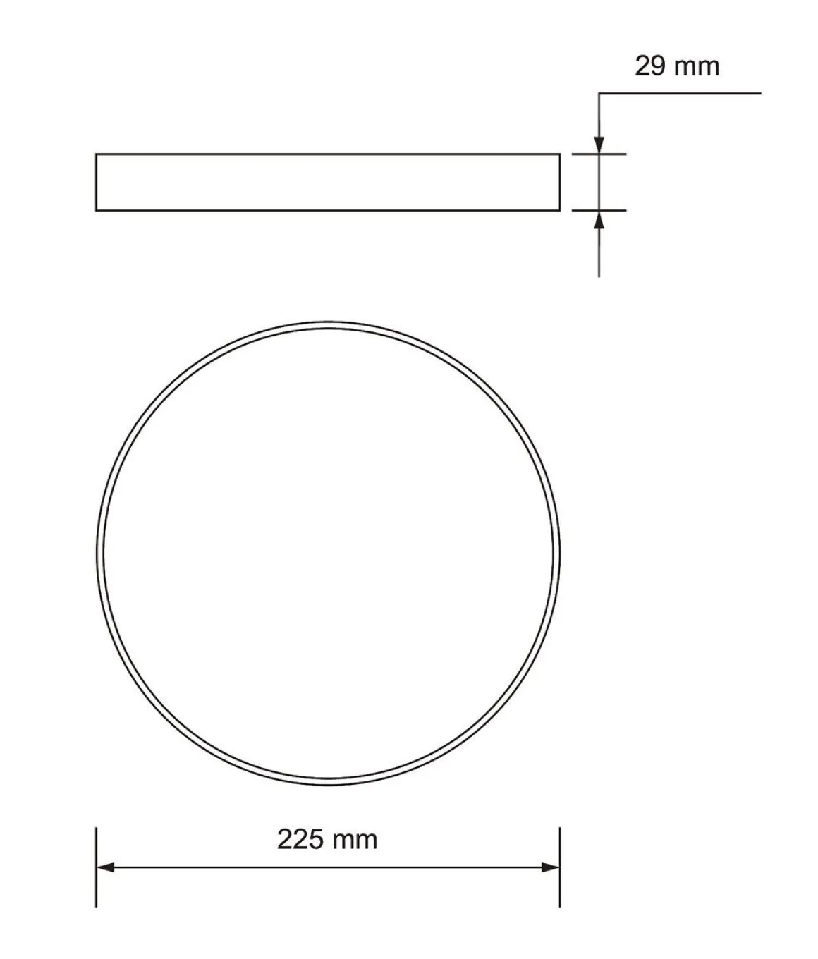 AIRAM AIAS KATTOPLAFONDI 225 17W 2000LM IP20 CCT