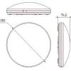 AIRAM FENIX DUO PLAFONDI 350 IP44 12W 830/840 RA PCO VALKOINEN