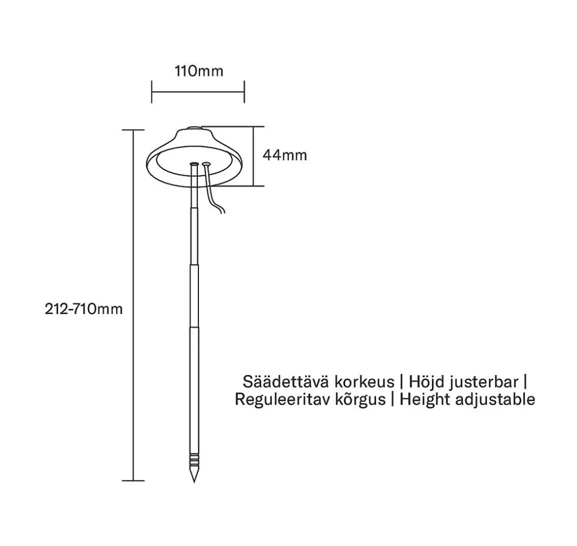 AIRAM KASVIVALAISIN IRIS IP20 5W 240LM VALKOINEN