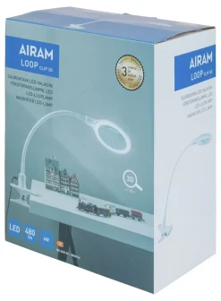 AIRAM LOOP CLIP 3D SUURENTAVA VALAISIN 6W/865 480LM VALKOINEN