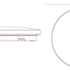 AIRAM PLAFONDI GAIA SLIM R300 BASIC 12W/830 1300LM