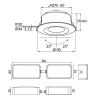 AIRAM SMART TUNE TILT ALASVALO 7W 2700K 600LM IP44 TW 36D ACC