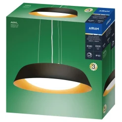 AIRAM AIDYL RIIPPUVALAISIN, LED, MUSTA-SHAMPANJA