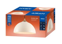 AIRAM ELEDA 350 RIIPPUVALAISIN E27 KIILTÄVÄ BEIGE