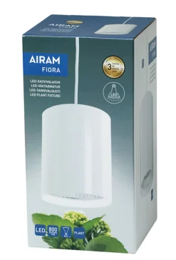 AIRAM FIORA KASVIVALAISIN VALKOINEN E27 10W 4000K