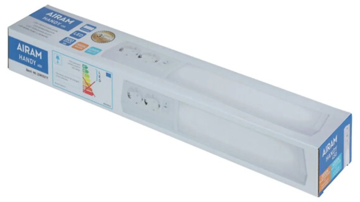 AIRAM HANDY TYÖPISTEVALAISIN 450 IP21 5W/830/840, 1X2PR, VALKOINEN