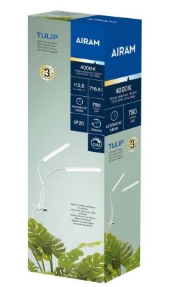 AIRAM KASVIVALO TULIP 16W/940 780LM