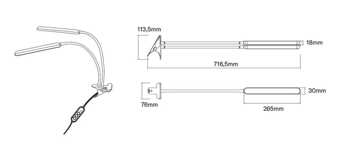 AIRAM KASVIVALO TULIP 16W/940 780LM