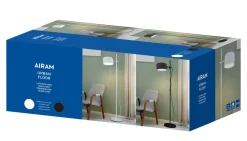 AIRAM LATTIAVALAISIN URBAN FLOOR E27 MUSTA
