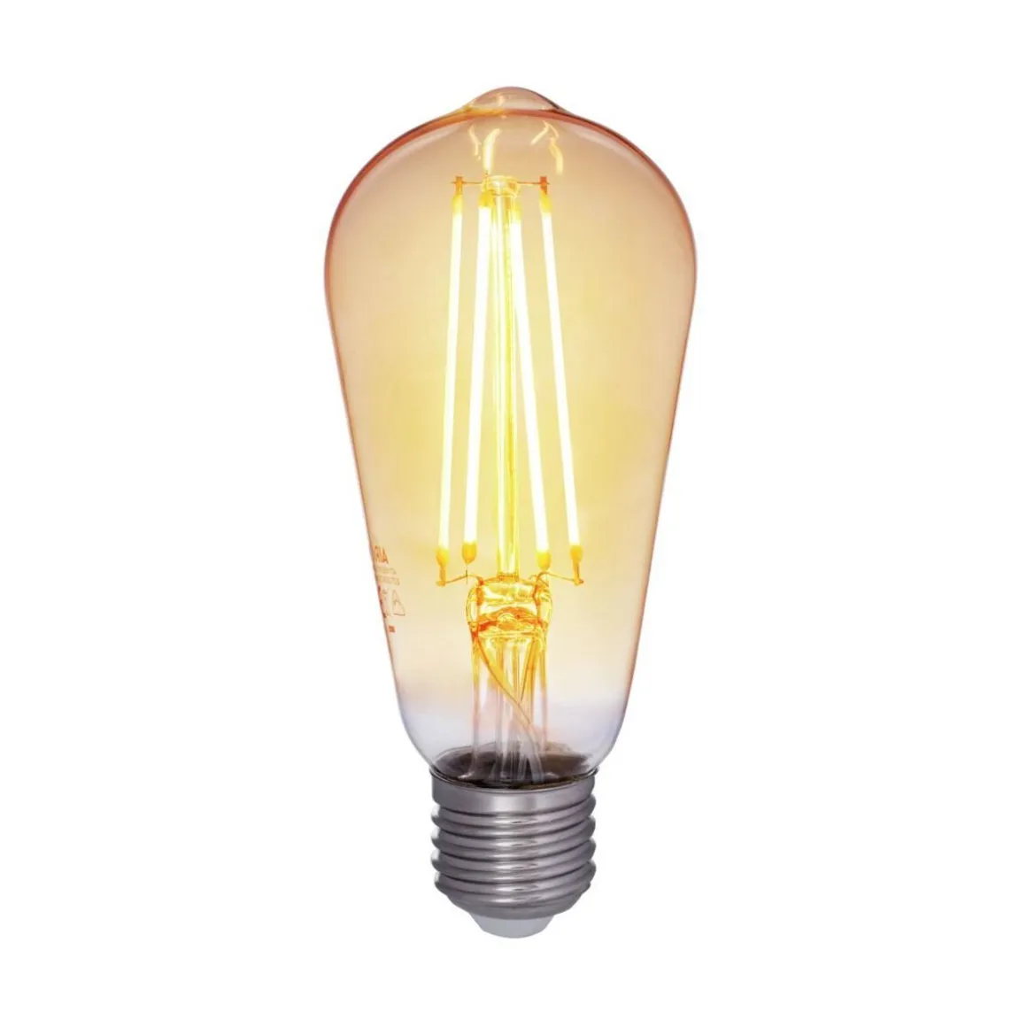 AIRAM LED AMBER ANTIIKKI EDISON 5W 2200K KIRKAS E27 HIMMENT. 380 LM