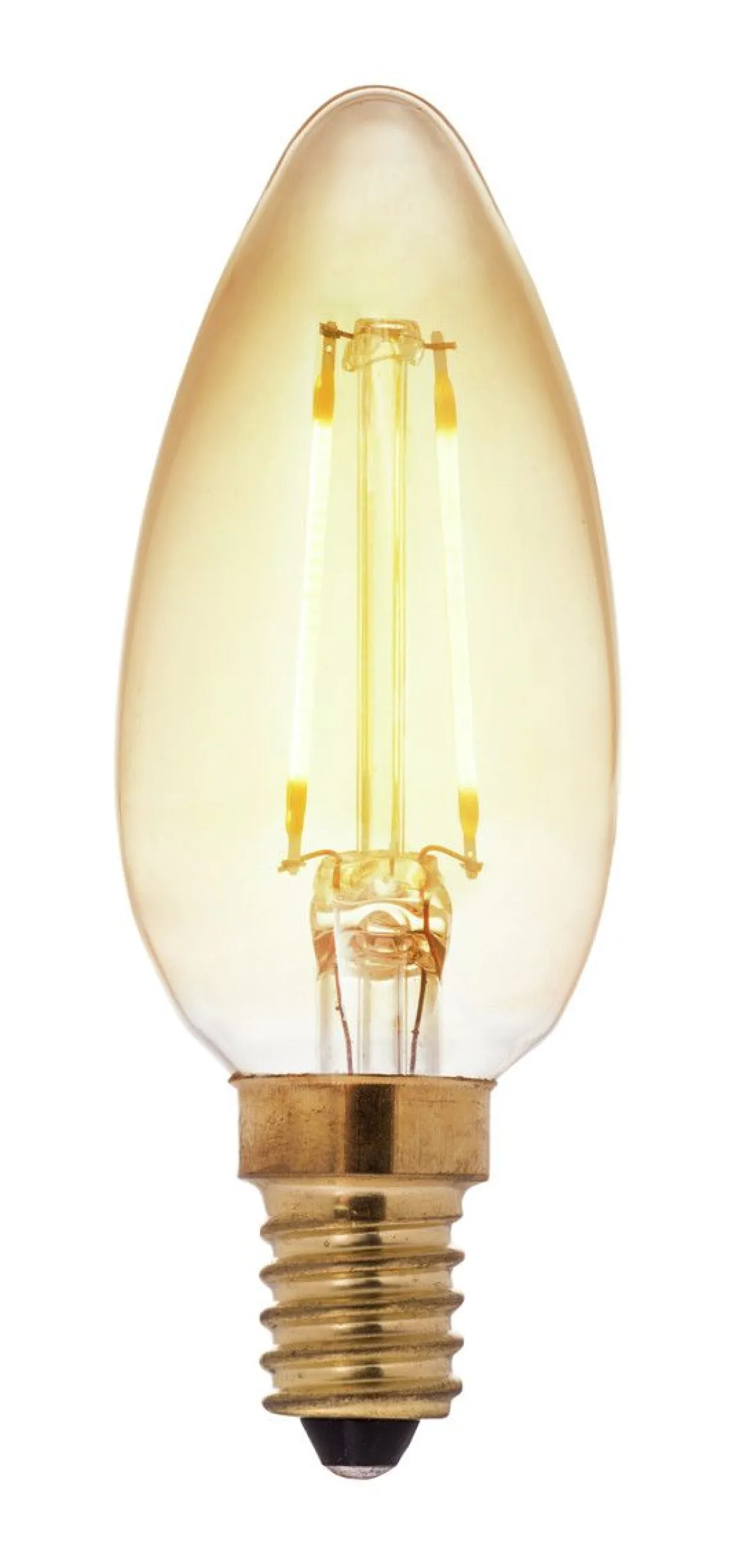 AIRAM LED AMBER ANTIIKKI KYNTTILÄLAMPPU 2,5W 2200K E14, 225LM 15 000H