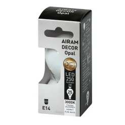 AIRAM LED DECOR MAINOSLAMPPU OPAALI 2,5W E14 250LM 360