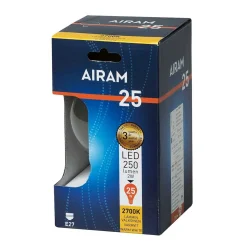 AIRAM LED GLOBE VAKIOLAMPPU KIRKAS 2,5W E27 POP-95 250LM, 15 000H