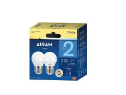 AIRAM LED KORISTELAMPPU OPAALI 3W E27 250 LM, 15 000H 2 KPL
