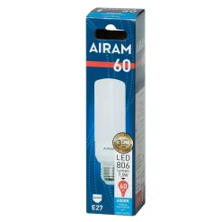 AIRAM LED LAMPPU 7W E27 TUBULAR 4000K 806 LM, 15 000H