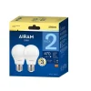 AIRAM LED VAKIOLAMPPU OPAALI 4,9W E27 470 LM, 15 000H 2 KPL