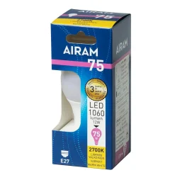 AIRAM LED VAKIOLAMPPU OPAALI 10,5W E27 1060 LM, 15 000H