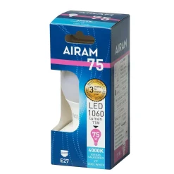 AIRAM LED VAKIOLAMPPU 10,5W E27 4000K 1060 LM, 15,000H
