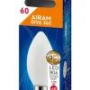 AIRAM OIVA LED KYNTTILÄLAMPPU 360 6,5W 806LM E14 3000K