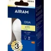 AIRAM OIVA LED VAKIOLAMPPU OPAALI 4,9W E27 470LM, 3000K