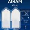 AIRAM OIVA PIENOISLAMPPU 1,3W G4 3000K 120LM 2KPL