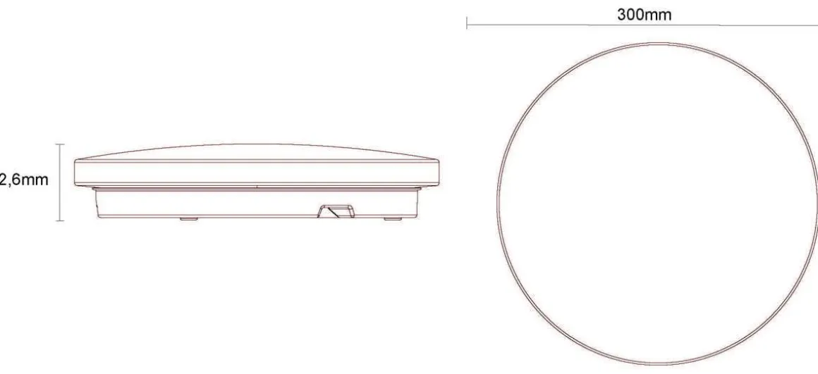 AIRAM PLAFONDI GAIA SLIM R300 15W 3CCT 3-STDIM