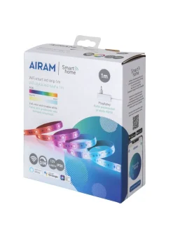 AIRAM SMART STRIP VALONAUHA 1M, 12V, RGB/TW 2700-6500K +ADAPTERI & CONTROLLER