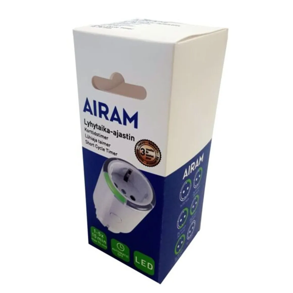 AIRAM TURVA-AJASTIN 15-75 MIN, IP20
