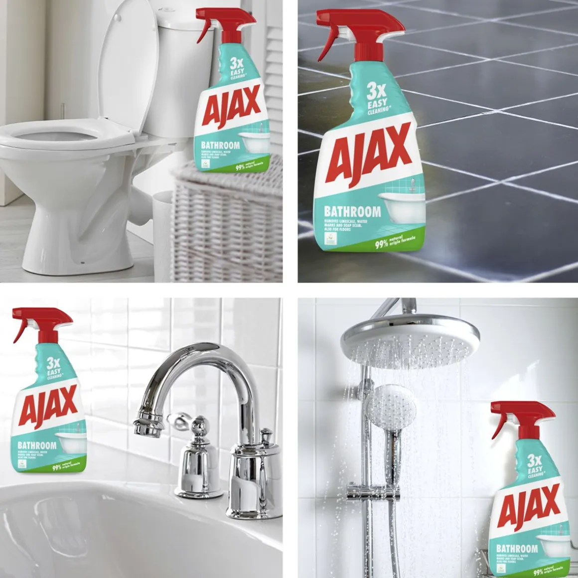 AJAX BATHROOM PUHDISTUSSPRAY 750 ML