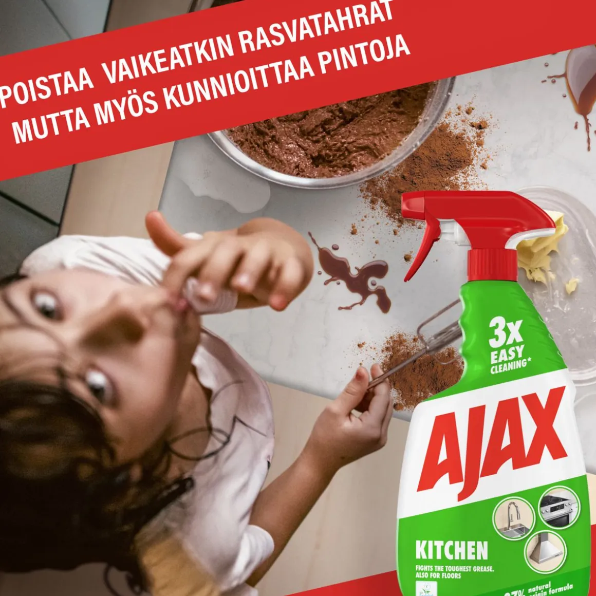 AJAX KITCHEN PUHDISTUSSPRAY 750 ML