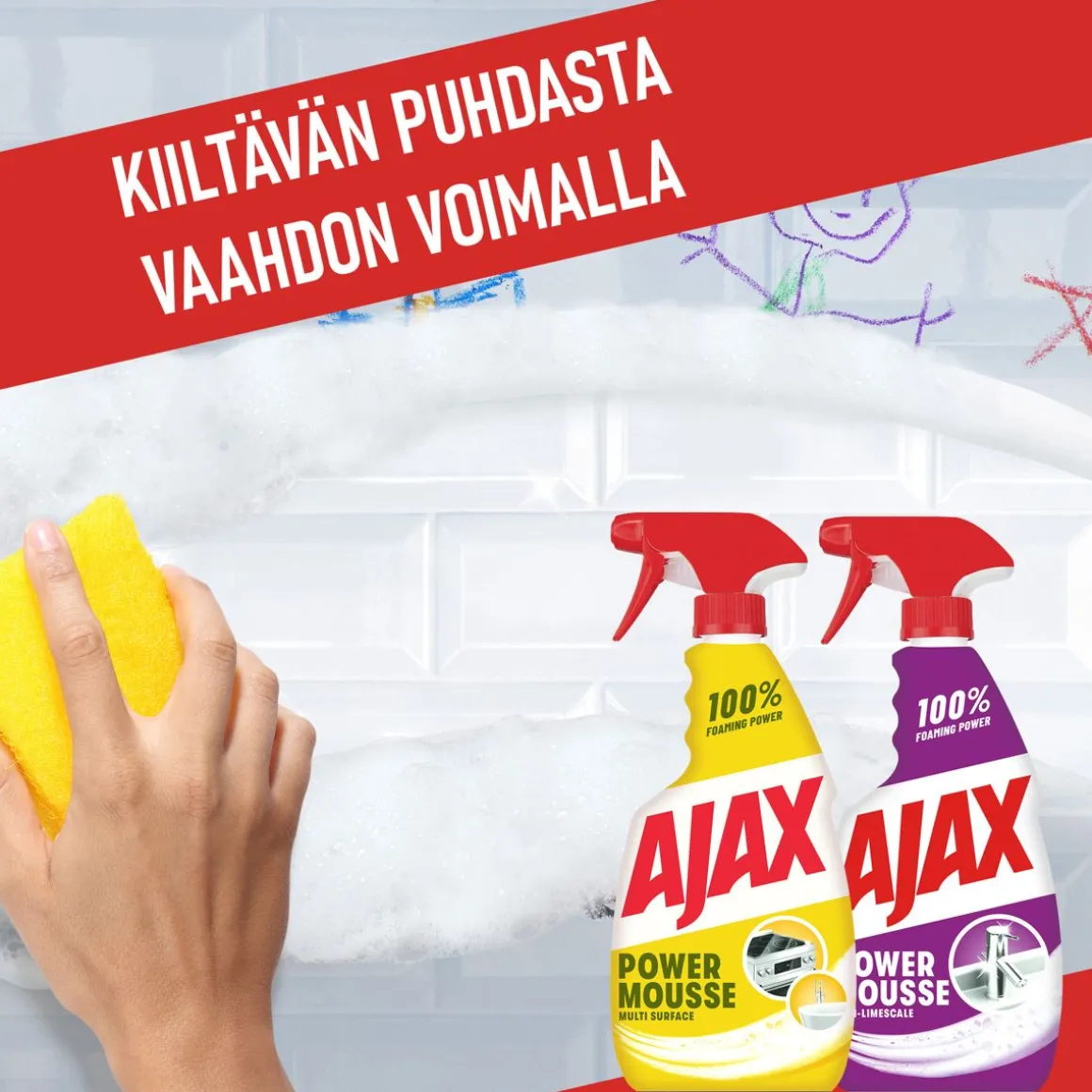 AJAX POWER MOUSSE MULTI SPRAY 500 ML