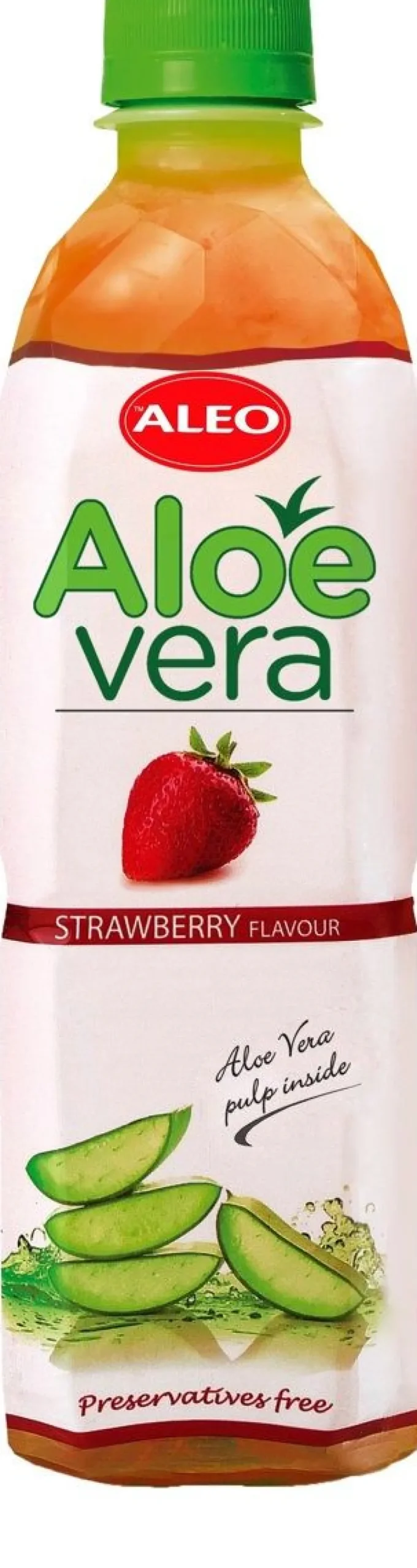 ALEO ALOE VERA JUOMA MANSIKAN MAKUINEN 500 ML