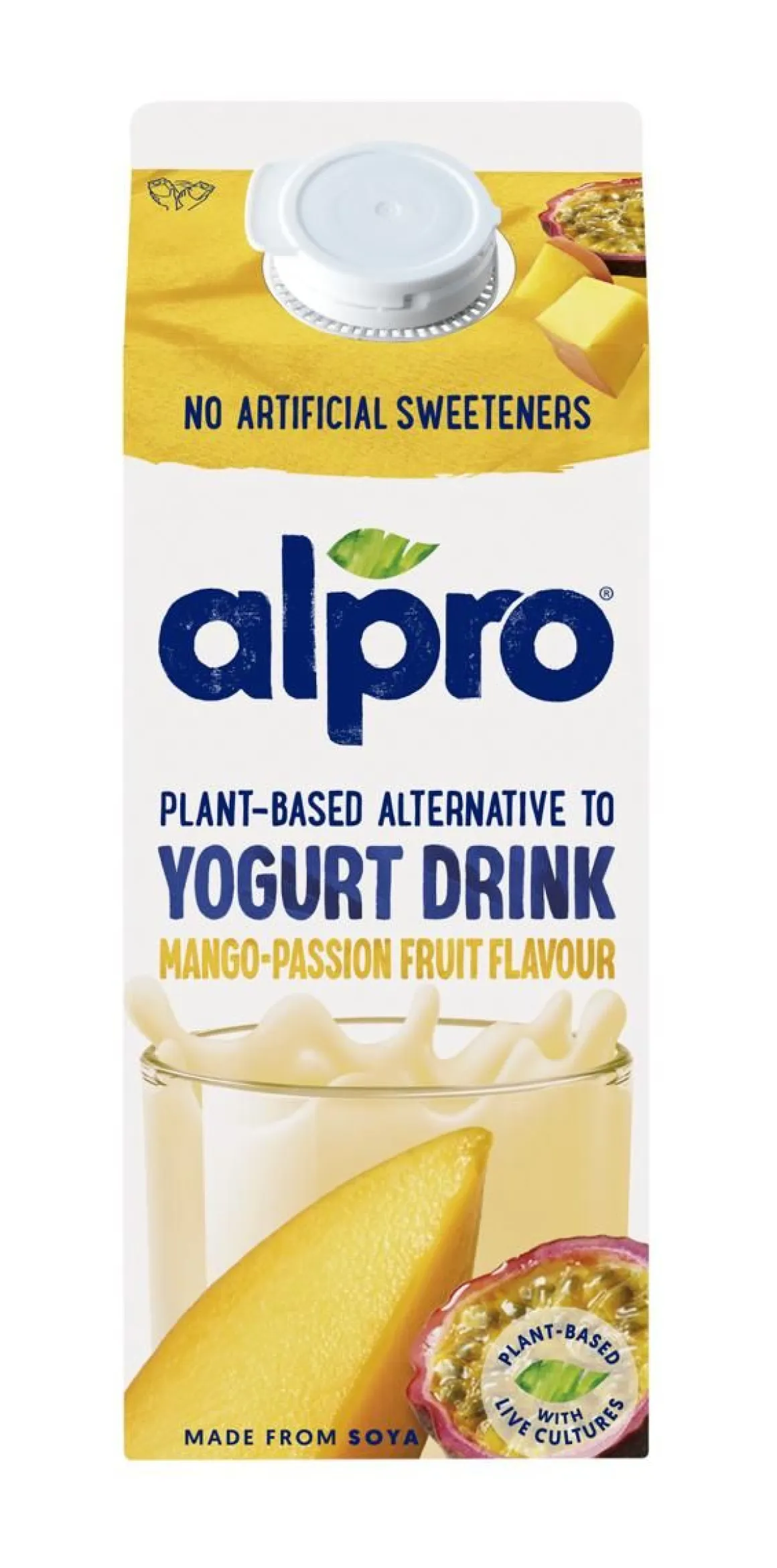 ALPRO JUOTAVA SOIJAVALMISTE MANGO-PASSIONHEDELMÄ 750 ML