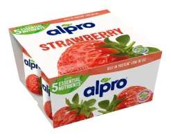 ALPRO SOIJAVALMISTE MANSIKKA 4*125G 500 G