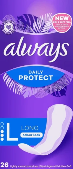 ALWAYS DAILIES LARGE EXTRA PROTECT PIKKUHOUSUNSUOJAT 26 KPL 26 KPL