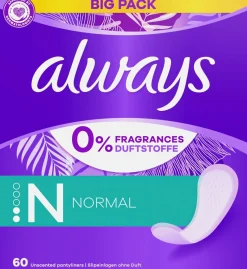 ALWAYS DAILIES NORMAL FRESH&PROTECT PIKKUHOUSUNSUOJAT 60