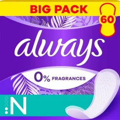 ALWAYS DAILIES NORMAL FRESH&PROTECT PIKKUHOUSUNSUOJAT 60