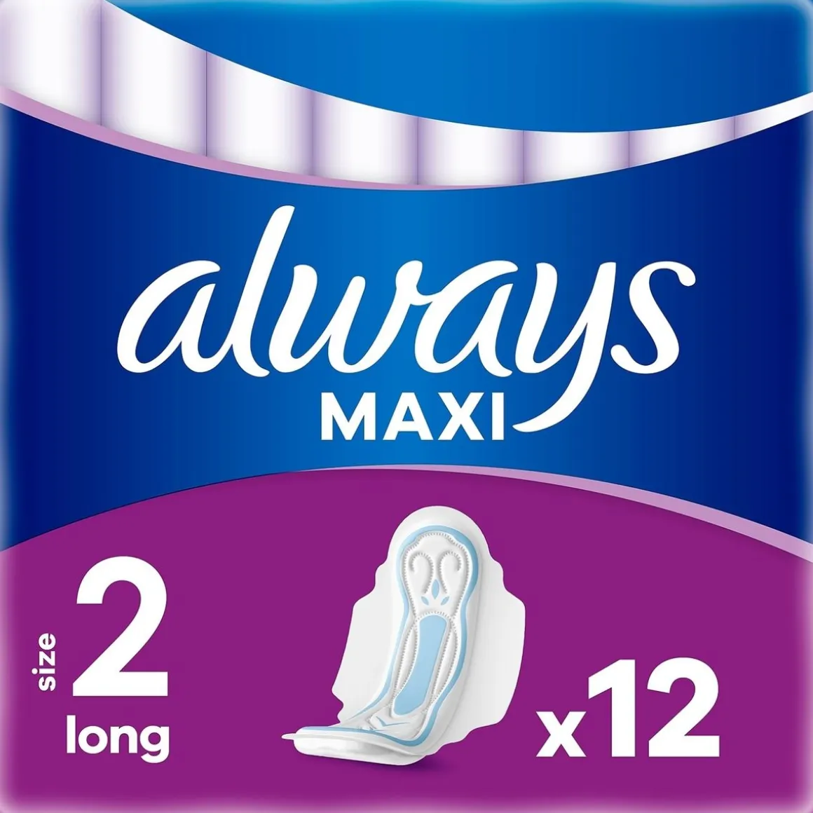 ALWAYS MAXI LONG PLUS 2 TERVEYSSIDE SP/12 12 KPL